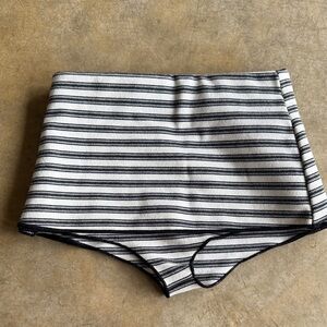 Zara Black and White Striped classic design homeware shorts